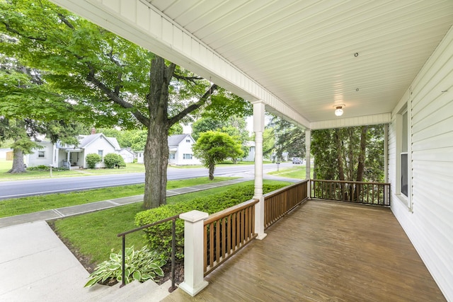 312 E Buckeye St, Belle Center, OH 43310 - view of wooden porch