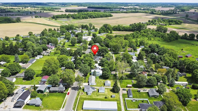 312 E Buckeye St, Belle Center, OH 43310 - aerial perspective of suburban area
