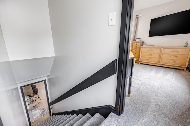 11181 Elm St, Lakeview, OH 43331 - staircase with carpet