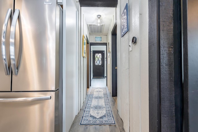 11181 Elm St, Lakeview, OH 43331 - hall featuring wood finished floors