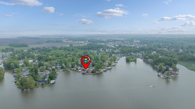 11181 Elm St, Lakeview, OH 43331 - drone / aerial view of a nearby body of water