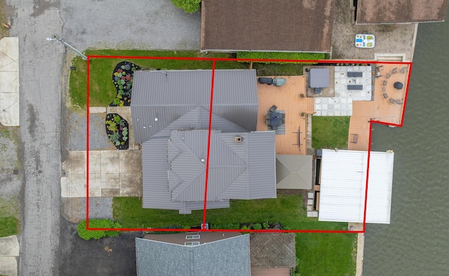11181 Elm St, Lakeview, OH 43331 - aerial view of property's location with property parcel outlined