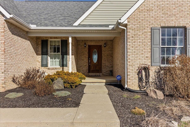 entrance to property with a porch