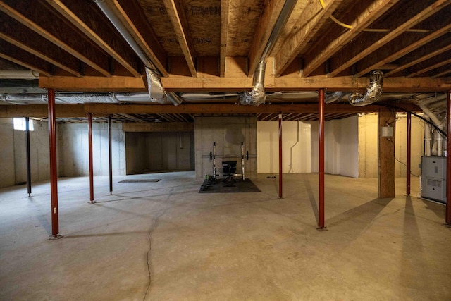 429 Braytonburne Dr, Springfield, OH 45503 - unfinished below grade area with heating unit