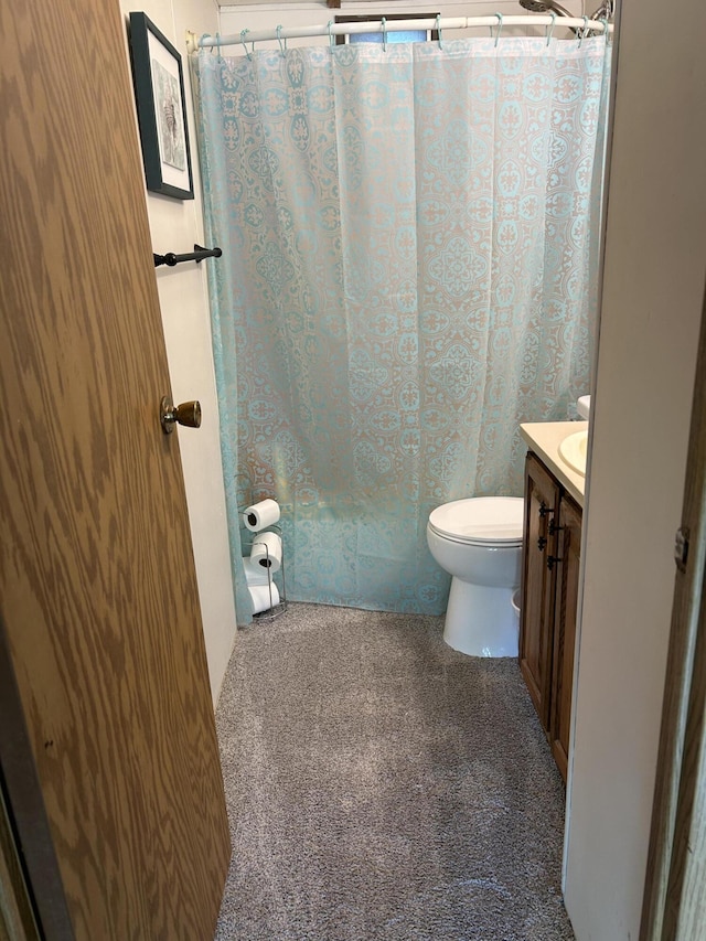 11240 Mohawk Path, Lakeview, OH 43331 - full bathroom with vanity, toilet, and shower / bath combo