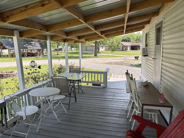 11240 Mohawk Path, Lakeview, OH 43331 - deck featuring outdoor dining space