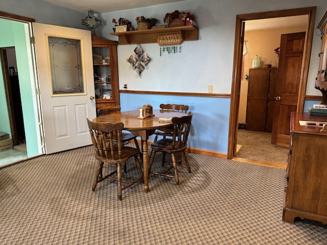 5062 Mercer Van Wert County Line Rd, Rockford, OH 45882 - dining area with carpet flooring