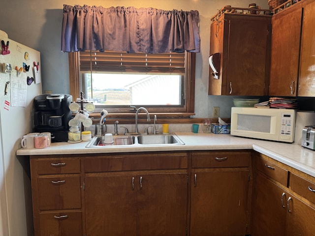 5062 Mercer Van Wert County Line Rd, Rockford, OH 45882 - kitchen with white appliances and light countertops
