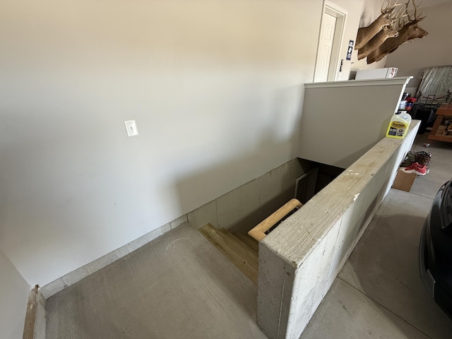 view of stairs