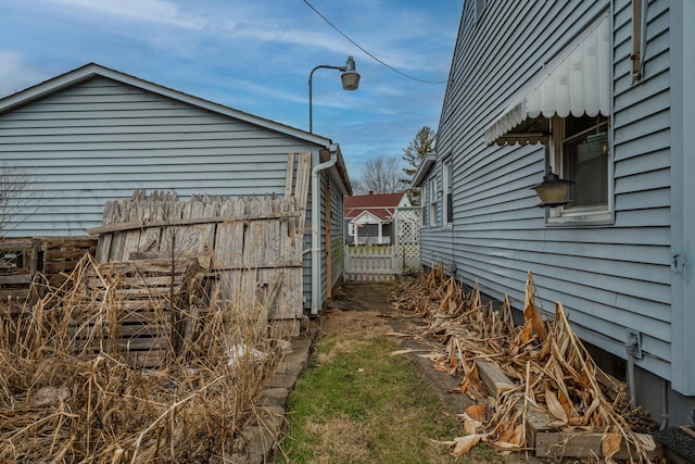 view of property exterior