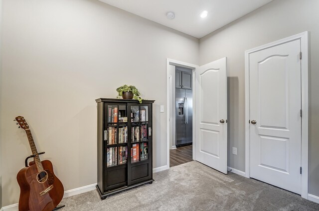 interior space with carpet