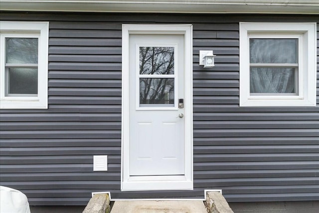 view of entrance to property
