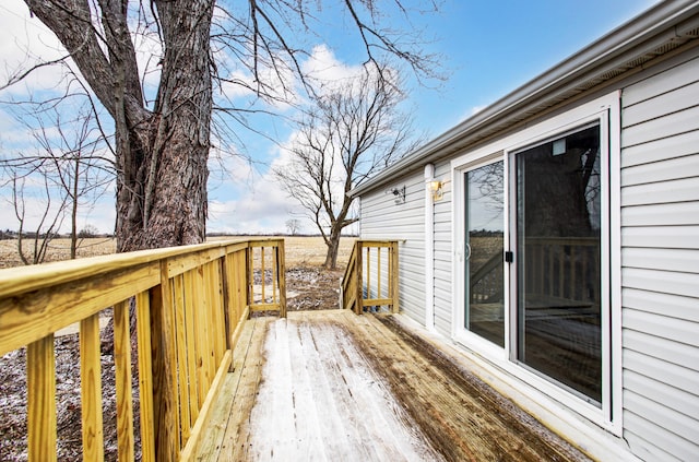 view of deck