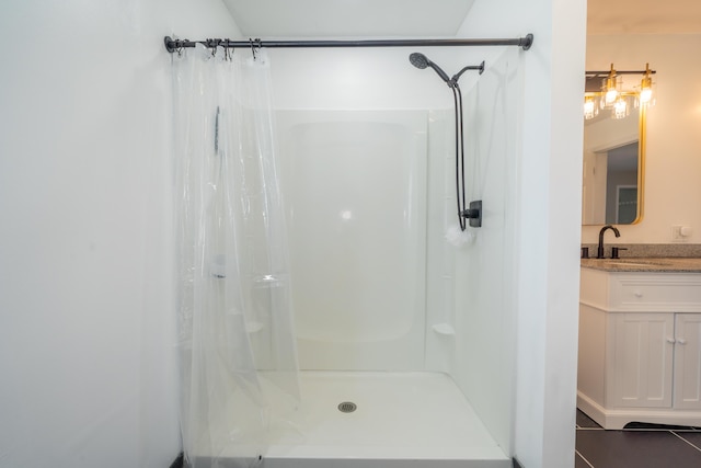 4100 Joshane St, Springfield, OH 45502 - bathroom featuring vanity and a stall shower