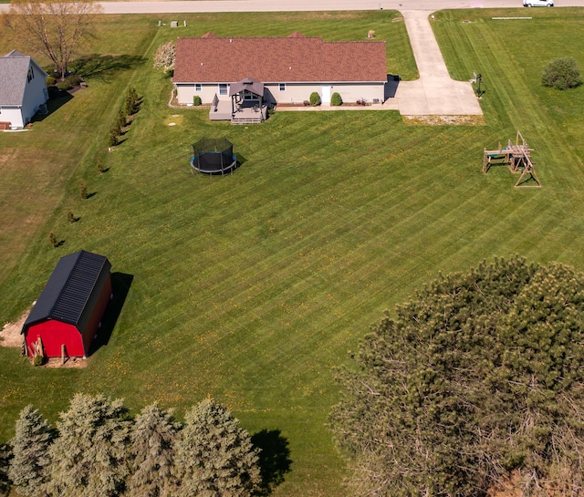 4100 Joshane St, Springfield, OH 45502 - aerial view with a rural view