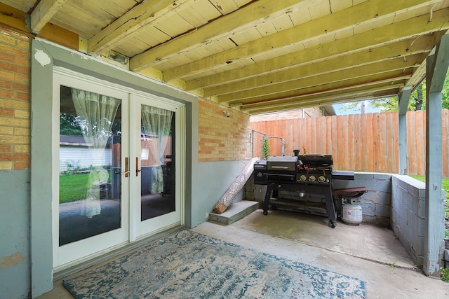 1306 Kercher St, Miamisburg, OH 45342 - view of patio / terrace with french doors