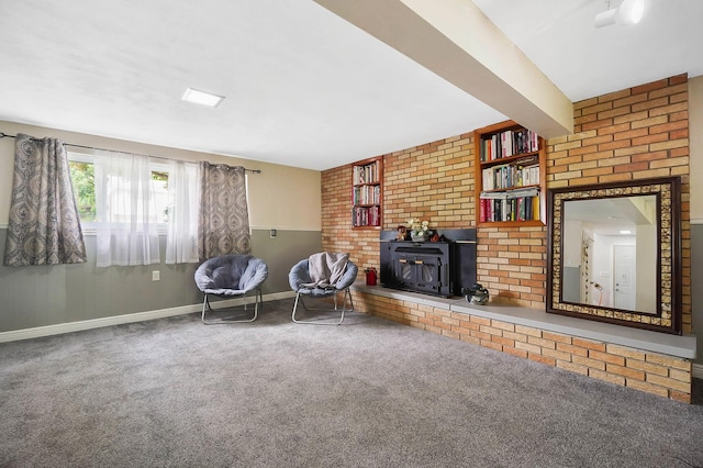 1306 Kercher St, Miamisburg, OH 45342 - living area with carpet floors and baseboards
