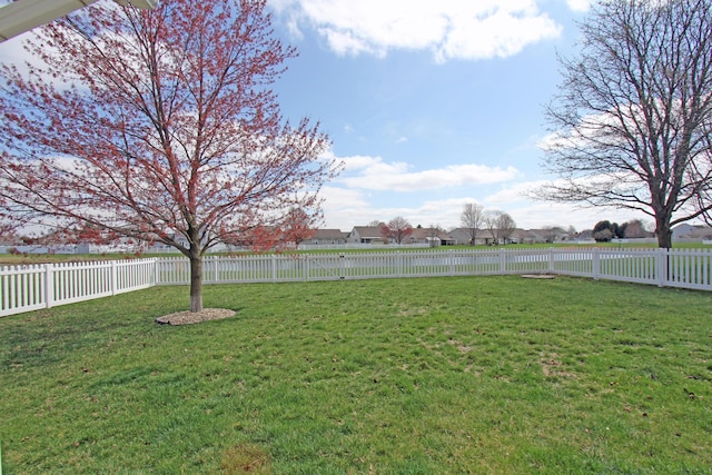 609 Lambert Dr, Piqua, OH 45356 - view of yard with a fenced backyard
