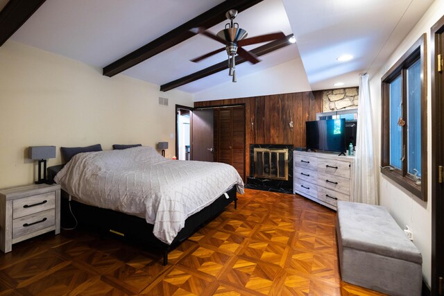 125 Hawthorne Rd, Springfield, OH 45504 - bedroom with ceiling fan and recessed lighting
