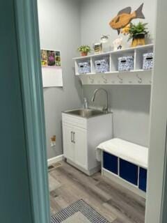 255 N Pine St, Lakeview, OH 43331 - mudroom featuring light wood-style flooring