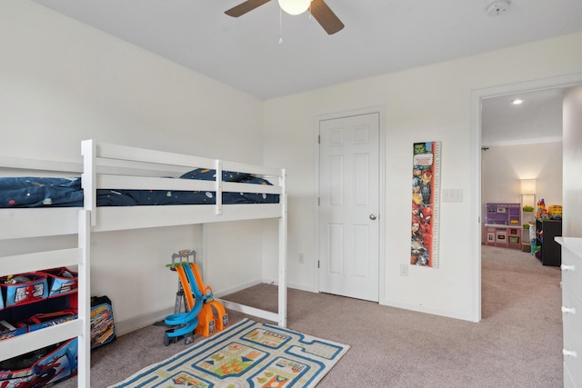 3600 Magnolia Trace Dr, Bellbrook, OH 45305 - unfurnished bedroom featuring carpet, a ceiling fan, and baseboards