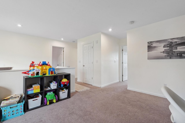 3600 Magnolia Trace Dr, Bellbrook, OH 45305 - game room with carpet flooring, recessed lighting, and baseboards