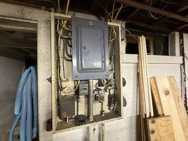 utilities with electric panel