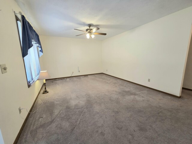 3032 Armsgate Rd Unit 25, Springfield, OH 45503 - carpeted empty room featuring a ceiling fan and baseboards