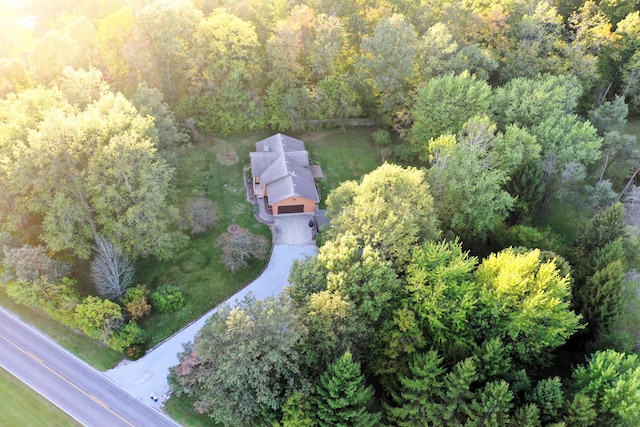 9115 New Bremen New Knoxville Rd, New Knoxville, OH 45871 - aerial view of property and surrounding area with a forest