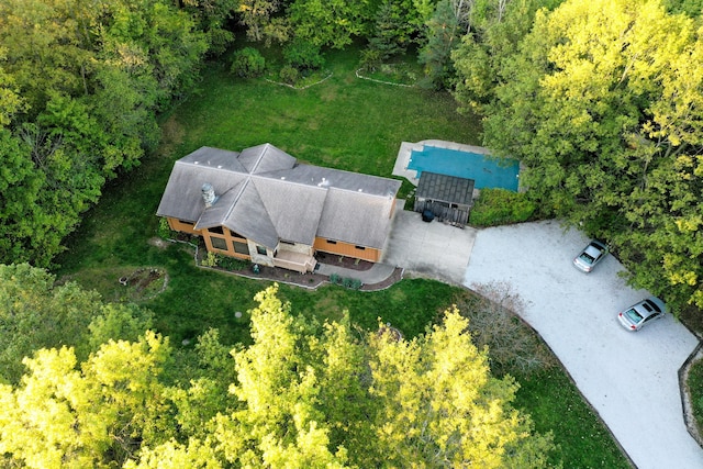 9115 New Bremen New Knoxville Rd, New Knoxville, OH 45871 - view of subject property with a heavily wooded area