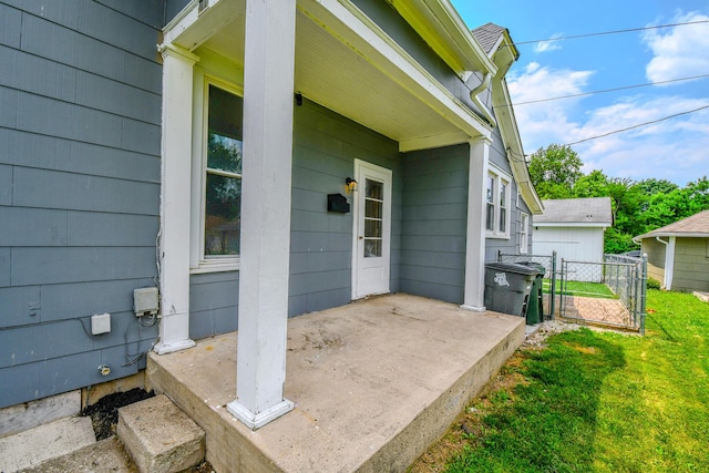 220 Williams St, Troy, OH 45373 - view of patio / terrace with a gate