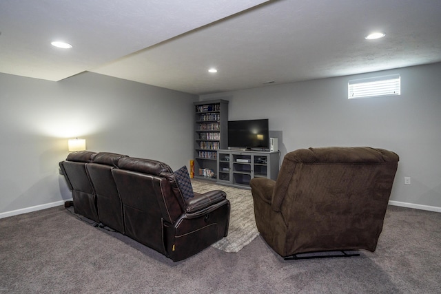 8754 Elysee Cir, Washington Twp, OH 45458 - living room with recessed lighting and carpet