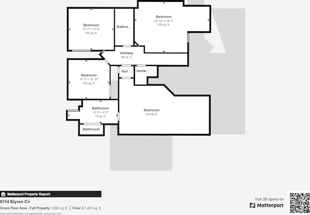 8754 Elysee Cir, Washington Twp, OH 45458 - view of property floor plan