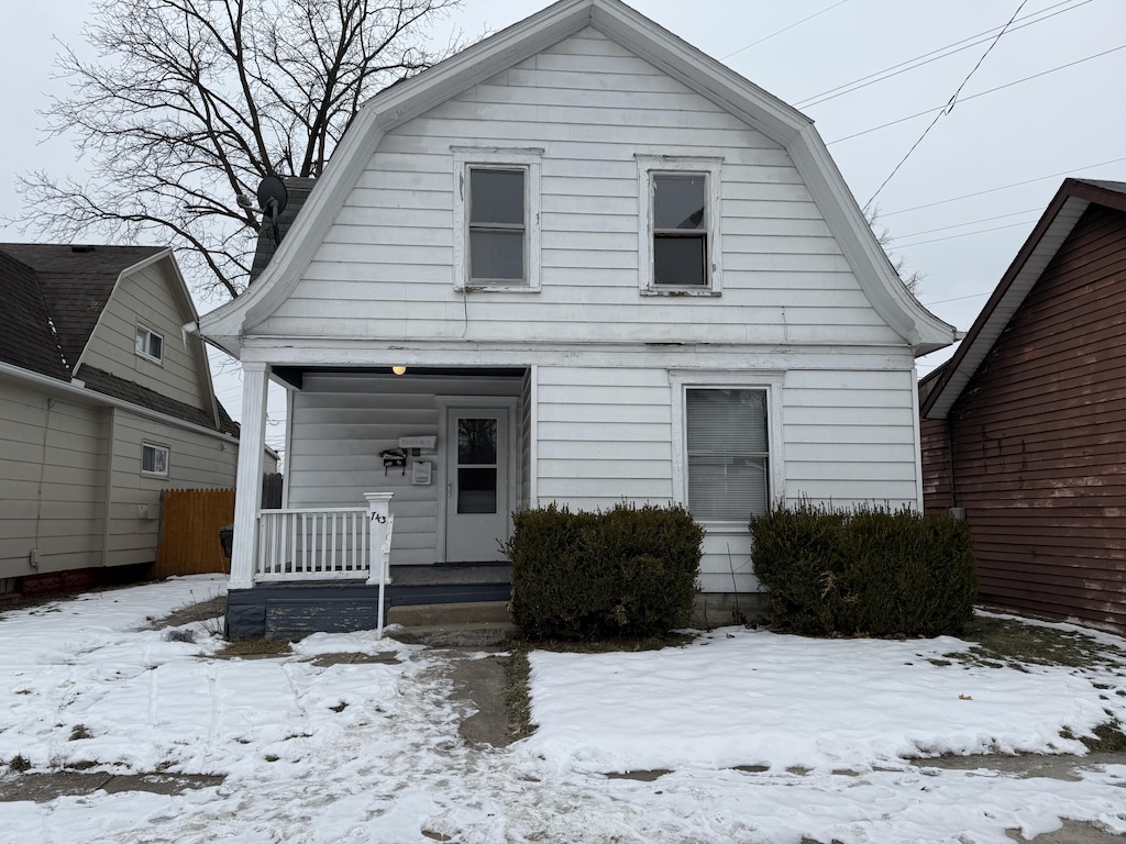 view of bungalow-style house