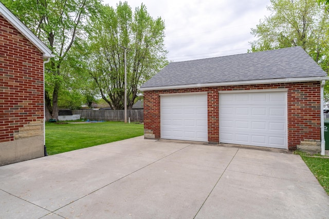 704 Campbell Rd, Sidney, OH 45365 - detached garage with fence