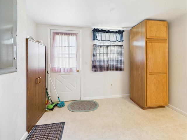173 Front St, West Milton, OH 45383 - doorway featuring baseboards