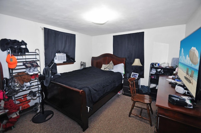3847 Drew Rd, Arcanum, OH 45304 - carpeted bedroom with cooling unit and an office area