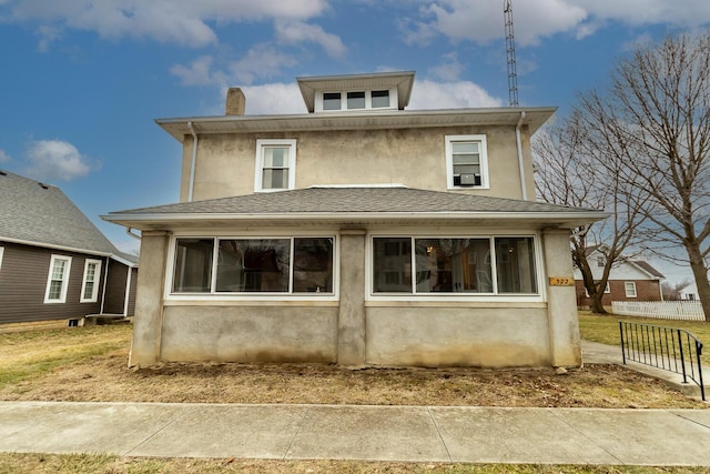 view of rear view of house