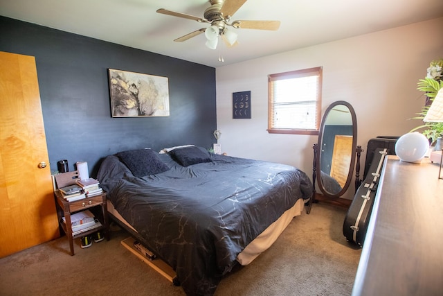 812 Motz St, Saint Marys, OH 45885 - carpeted bedroom with ceiling fan
