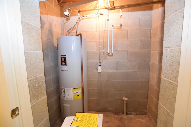 utilities with electric water heater