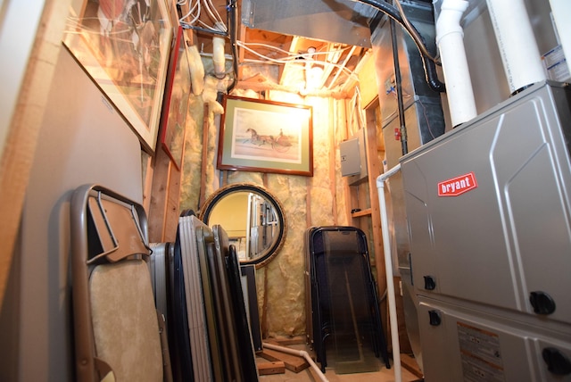 view of utility room