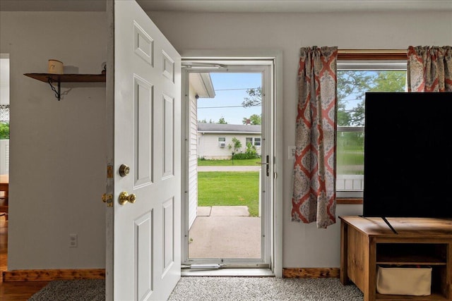 230 Morse St, Russells Point, OH 43348 - entryway with baseboards