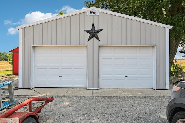 4711 N Elm Tree Rd, Conover, OH 45317 - view of detached garage