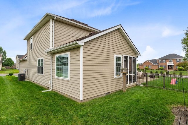 170 Fox Harbor Dr, Troy, OH 45373 - view of side of property featuring a central AC unit