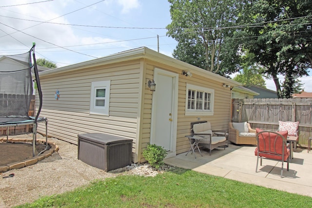 1508 Nicklin Ave, Piqua, OH 45356 - view of outbuilding with a trampoline