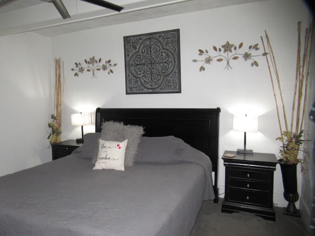 bedroom featuring carpet floors