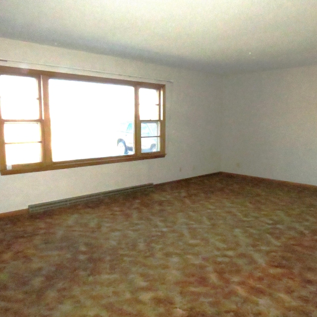 unfurnished room featuring carpet floors