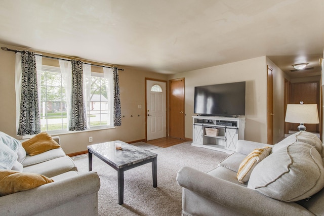 120 Garman Ave, Celina, OH 45822 - living area with light carpet and baseboards
