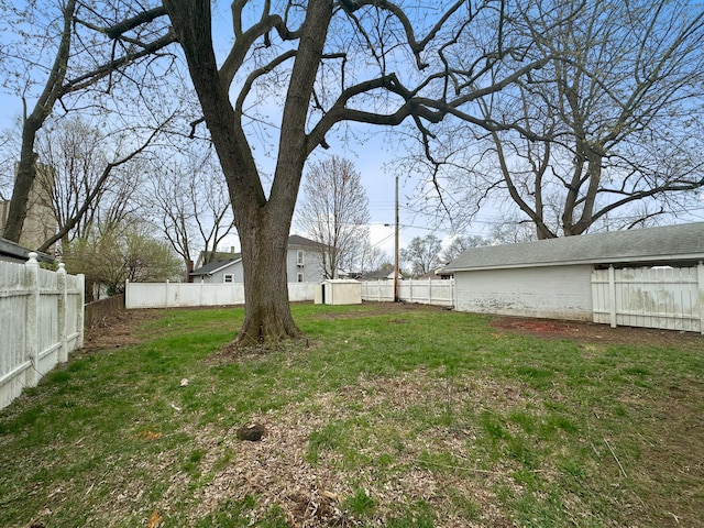 308 E Xenia Dr, Fairborn, OH 45324 - view of yard with a fenced backyard