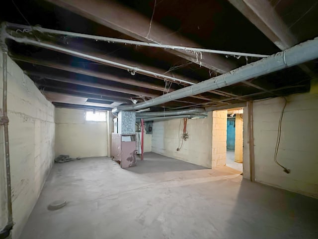 308 E Xenia Dr, Fairborn, OH 45324 - basement with heating unit